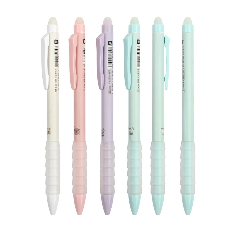 Promotional pen ink black blue Retractable Gel ink Pen sets Erasable ink plastic gel pen