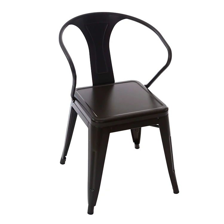 
Hot Products Antique High Quality Stackable Iron Design Metal Wedding Dinning Chairs 