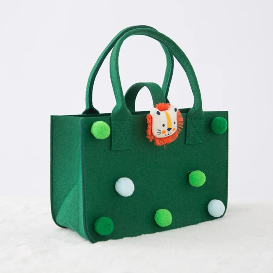 Bsci Factory Wholesale Custom Eco Promotional Custom Fashion Ladies Hand Bags Handbag Felt Carry Shopping Bag Gift Tote