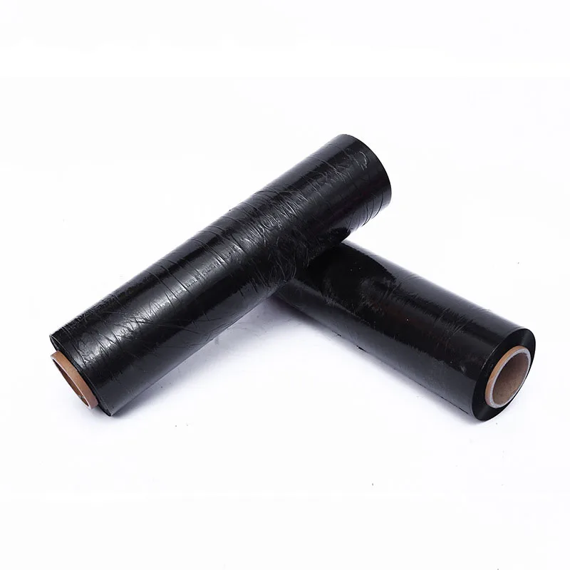 20 Mic Transparent PE Stretch Film Carton Packing Roll For Luggage Packing Pallet Strech Film Roll