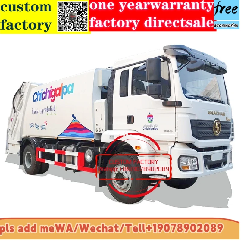 China Low price new or used garbage compactor truck with diesel engine waste collection transportation garbage truck for sale