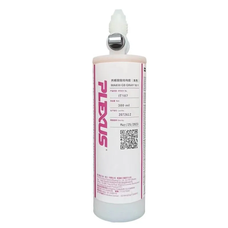 PLEXUS MA830 acrylic acid fast-drying structural adhesive PLEXUS fast-drying adhesive, high-strength metal structural adhesive