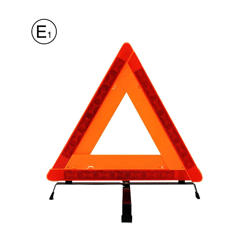 e4 road emergency car safety reflective reflector early warning device triangle