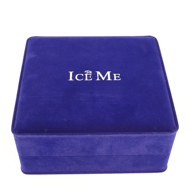 Jewelry Box Velvet Jewelry Storage Box Rigid Boxes Coated Paper for Ring Earring Necklace Gift Packaging Disposable