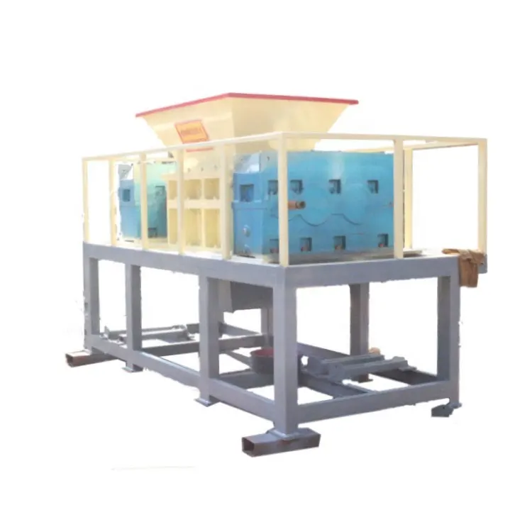 2000 - 60000 kg/h scrap metal crusher industrial cardboard double shaft shredder/waste wood pallet double shaft shredder