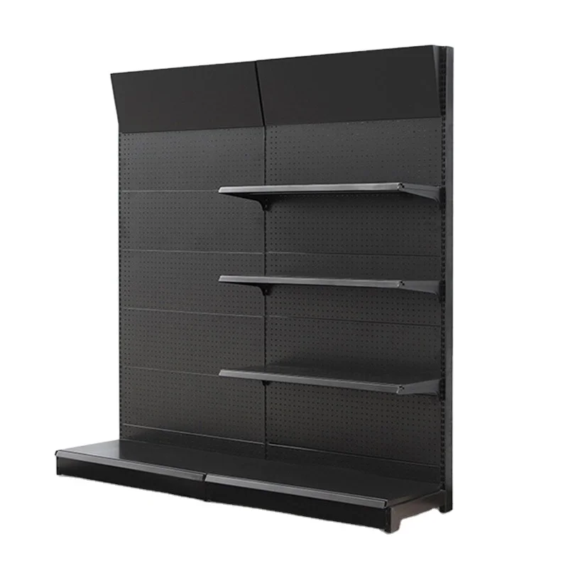 Supermarket Single Sided Display Shelf Grocery Store Metal Mobile Phone Accessories Case Hanging