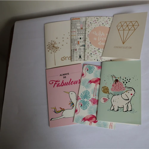 
Manufacturer wholesale colorful design premium recycled greeting cards 