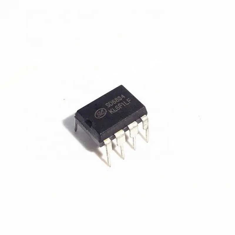 Низкая цена, SD6834 DIP-8, светодиодный ЖК-блок питания, микросхема, в наличии