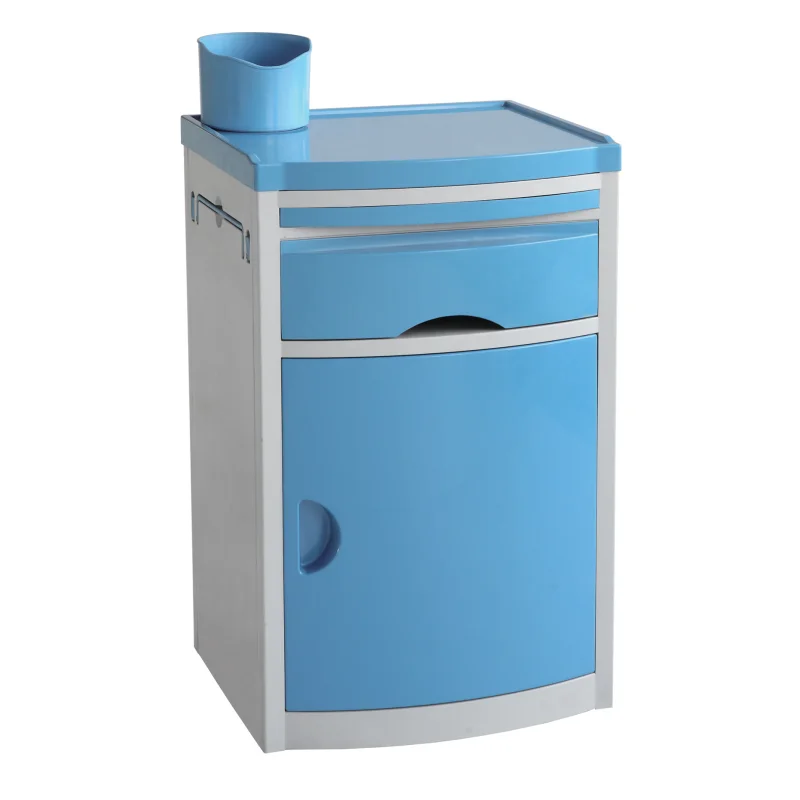 MT MEDICAL Most Popular Bedside Cabinet ABS Plastic Hospital Patient Room & Ward