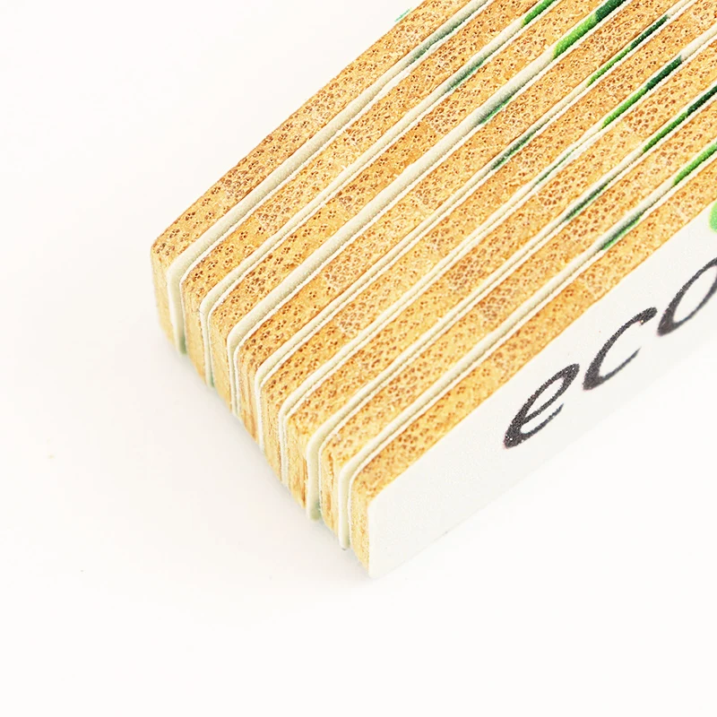 Ziri Factory Supply Manicure Pedicure Tools Biodegradable Plastic Free Nail Buffer Emery Board Professional Bamboo Nail File