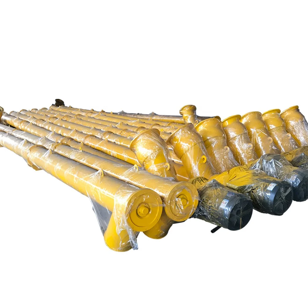 factory price screw cement silo used cement screw conveyor Dia325 for bulk powder loading