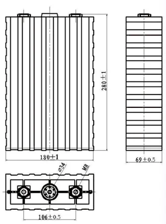 High Grade SINO-POLY 3.2V 200ah Prismatic Lithium Ion LiFePO4 Battery Cells 3C discharge for 5kw 10kw Solar System EV Energy Sto