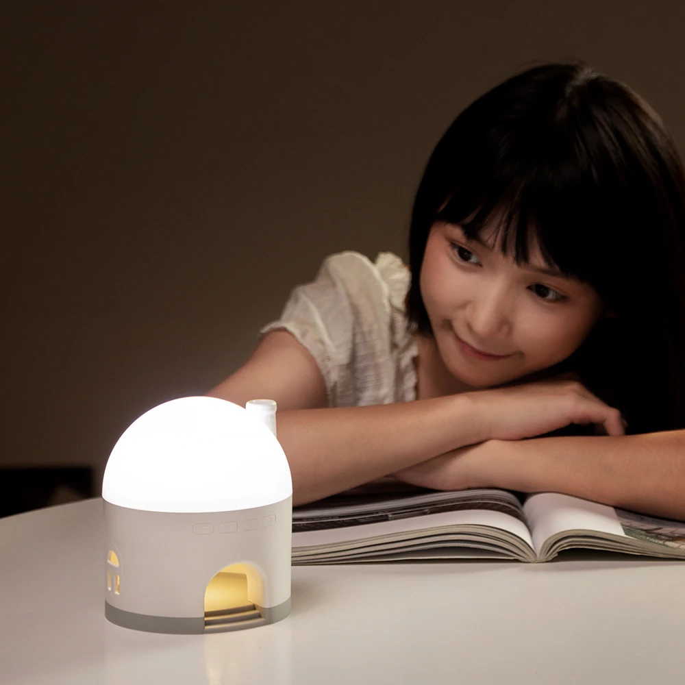 360 Degree Atmosphere Night Lamp Baby Girls Bedroom Decor Kids Night Light  Projector Star LED Nightlight