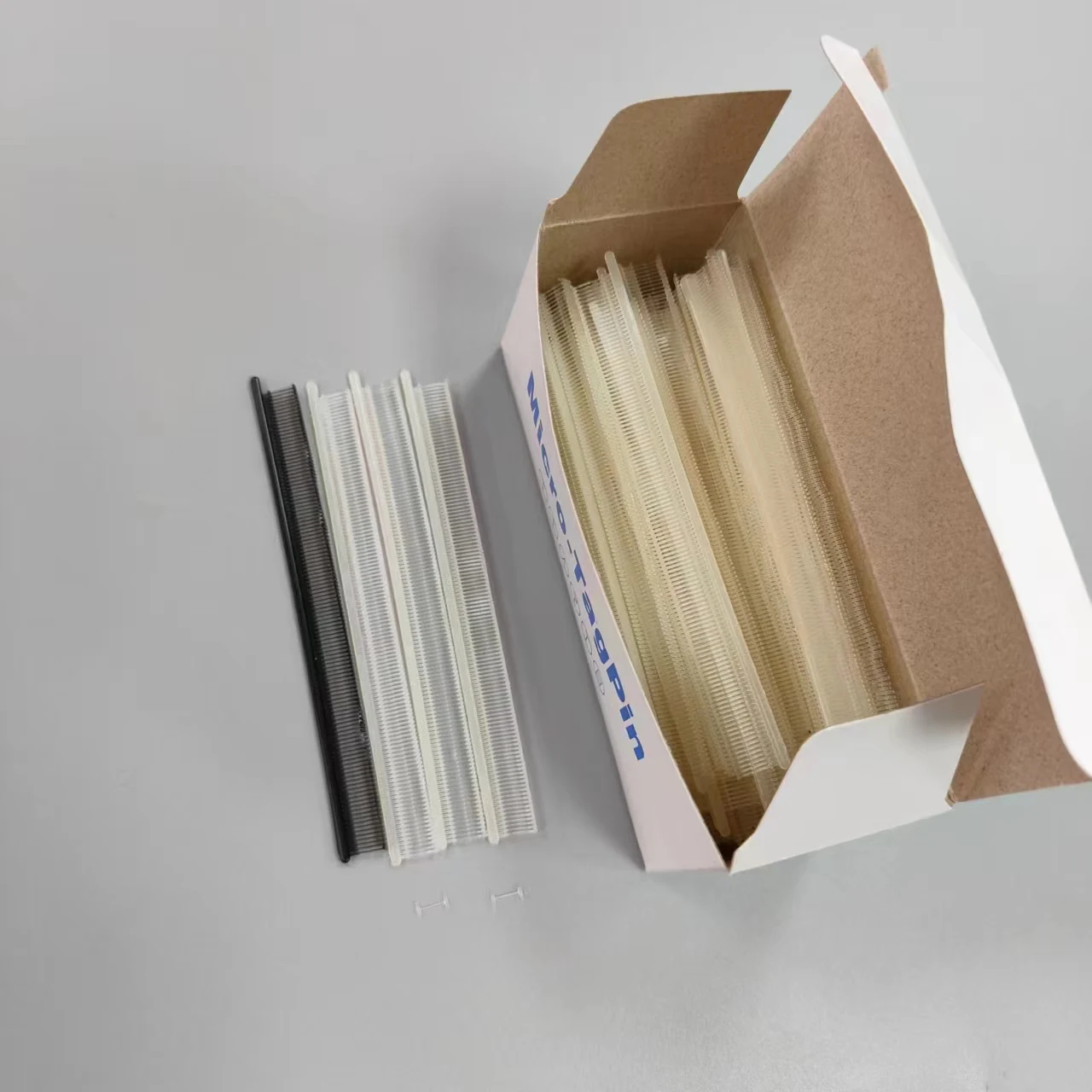 Wholesale Micro Nylon Pins T-end Mini Thin clothes tach plastic fastener garment tag pins