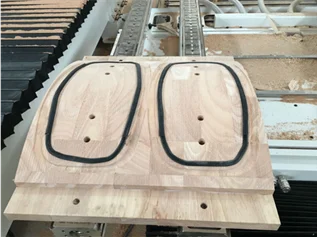 QCM MDK8511 5 axis linkage machine center solid wood 4D carving CNC router