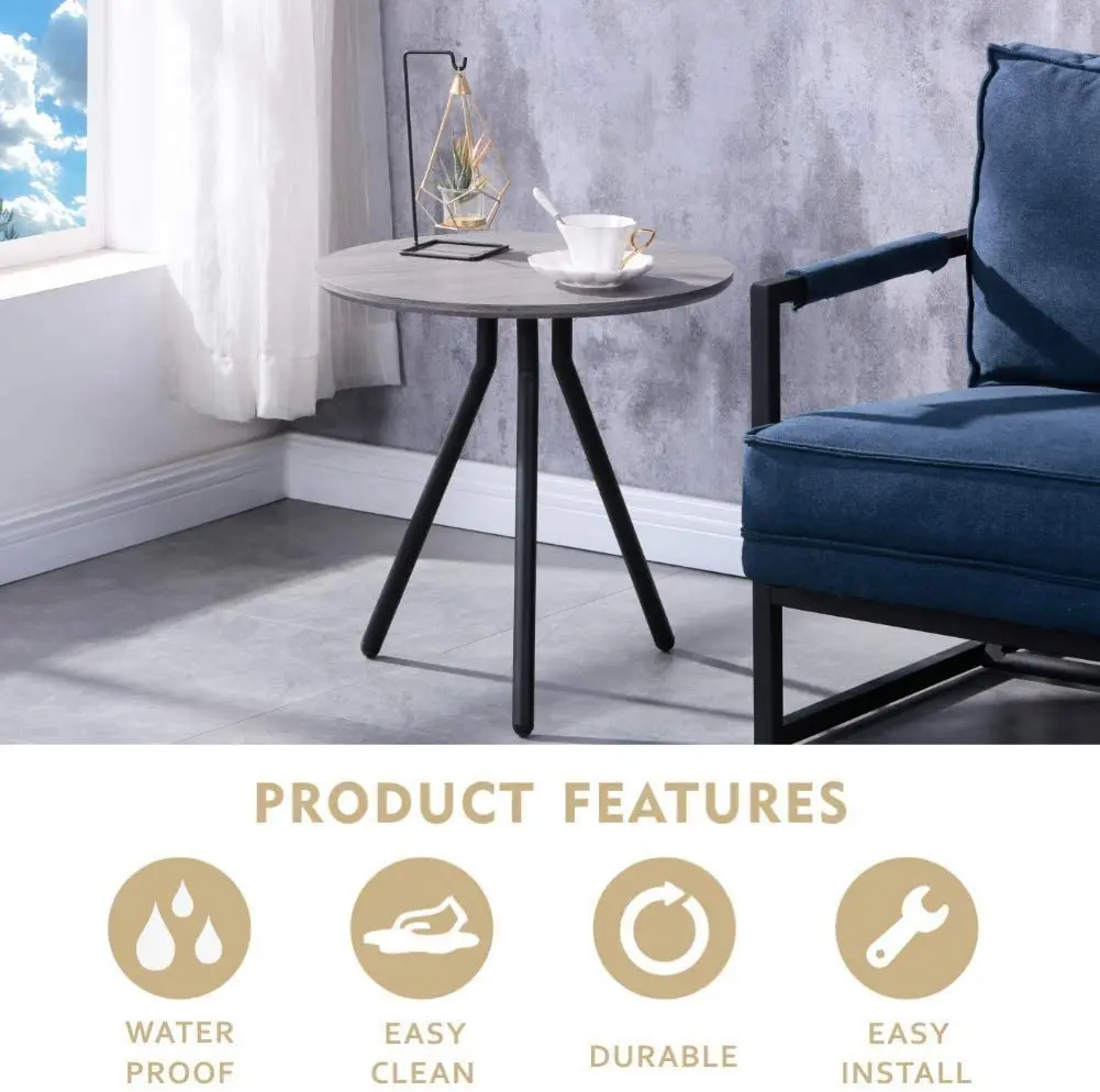 Round Shape And Simple Design Living Room Bed Side Table Modern Coffee Table By Cheap Price