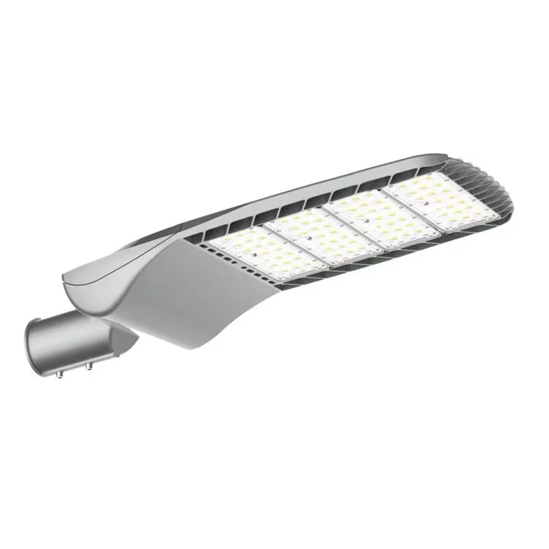 Zhongshan die-casting factory skd housing 220w LED street light ip65 outdoor road stadium highway yard lighting fixture 150lm/w