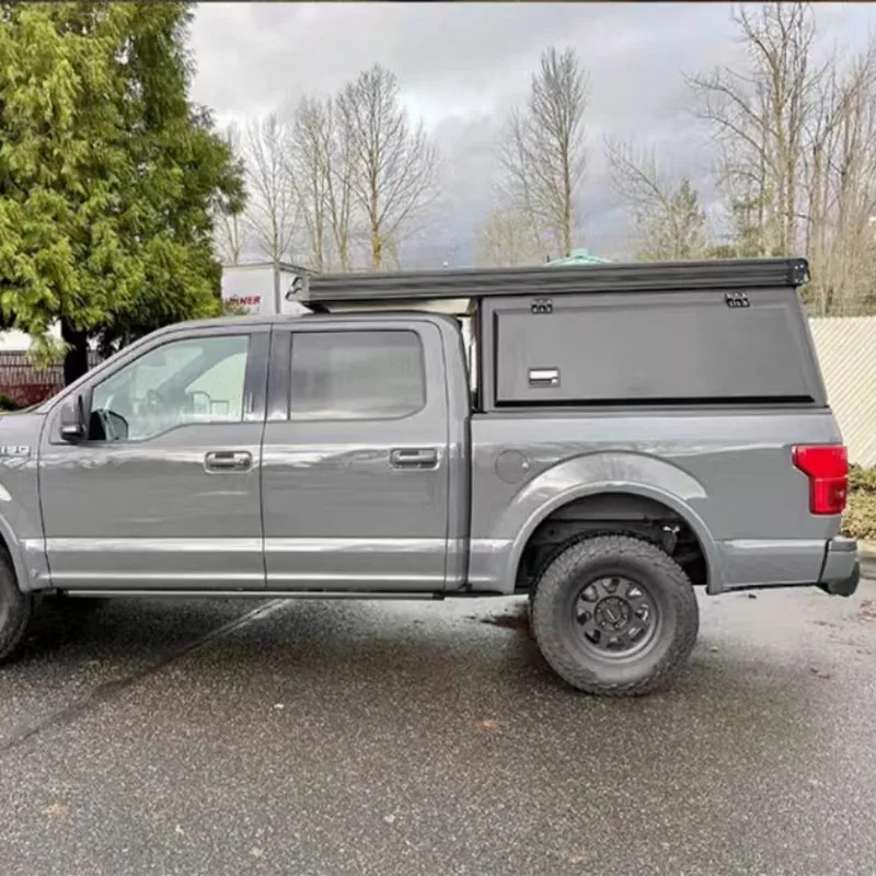 Черный однотонный алюминиевый навес для ванны Ford Ranger PX1 PX2 PX3 2011-2021