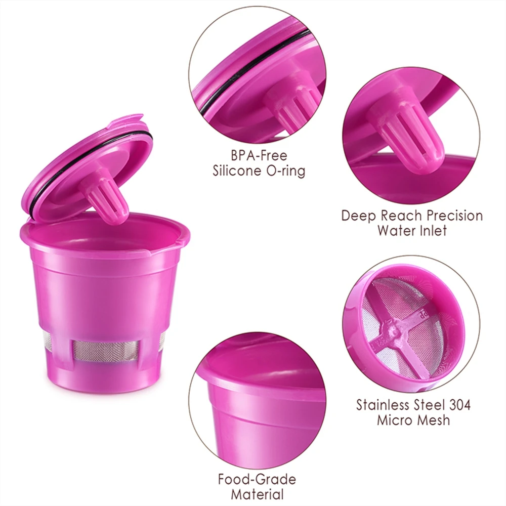Reusable Coffee Filter Baskets Capsules Refillable Coffee Filter Empty Baskets