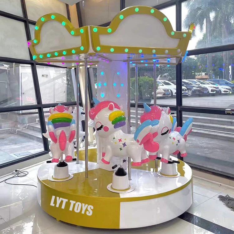 High quality carousel with lights and music merry go round horses for sale