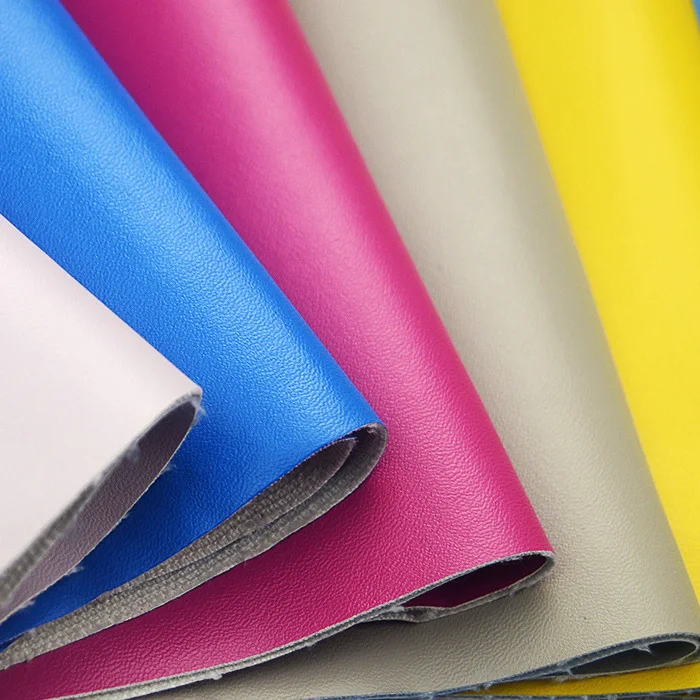 Artificial leather PU synthetic leather fabric faux leather factory for bag sofa car