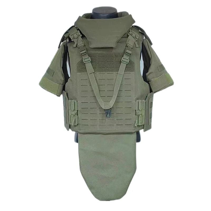High Quality PE Quick-Release Full Vest Aramid Tactical Vest Modular Armor Vest Plate Carrier Camouflage