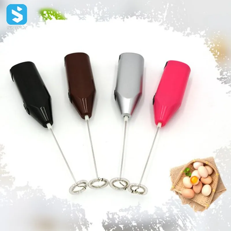 Amazon Hot Selling Milk Battery Frother Handheld Coffee Matcha Whisk Hand Mixer Electric Egg Beater Blenders And Juicers