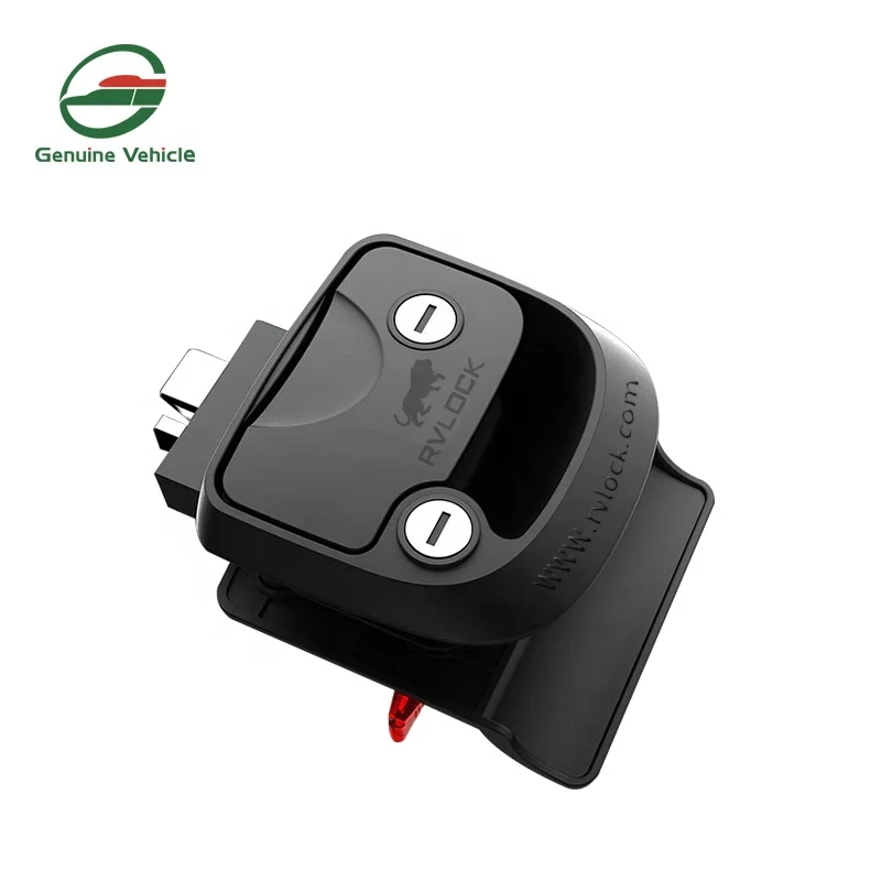 Genuine Vehicle Aluminum Alloy Lock Metal Parts Flush Mounted Rv Door Lock With Key
