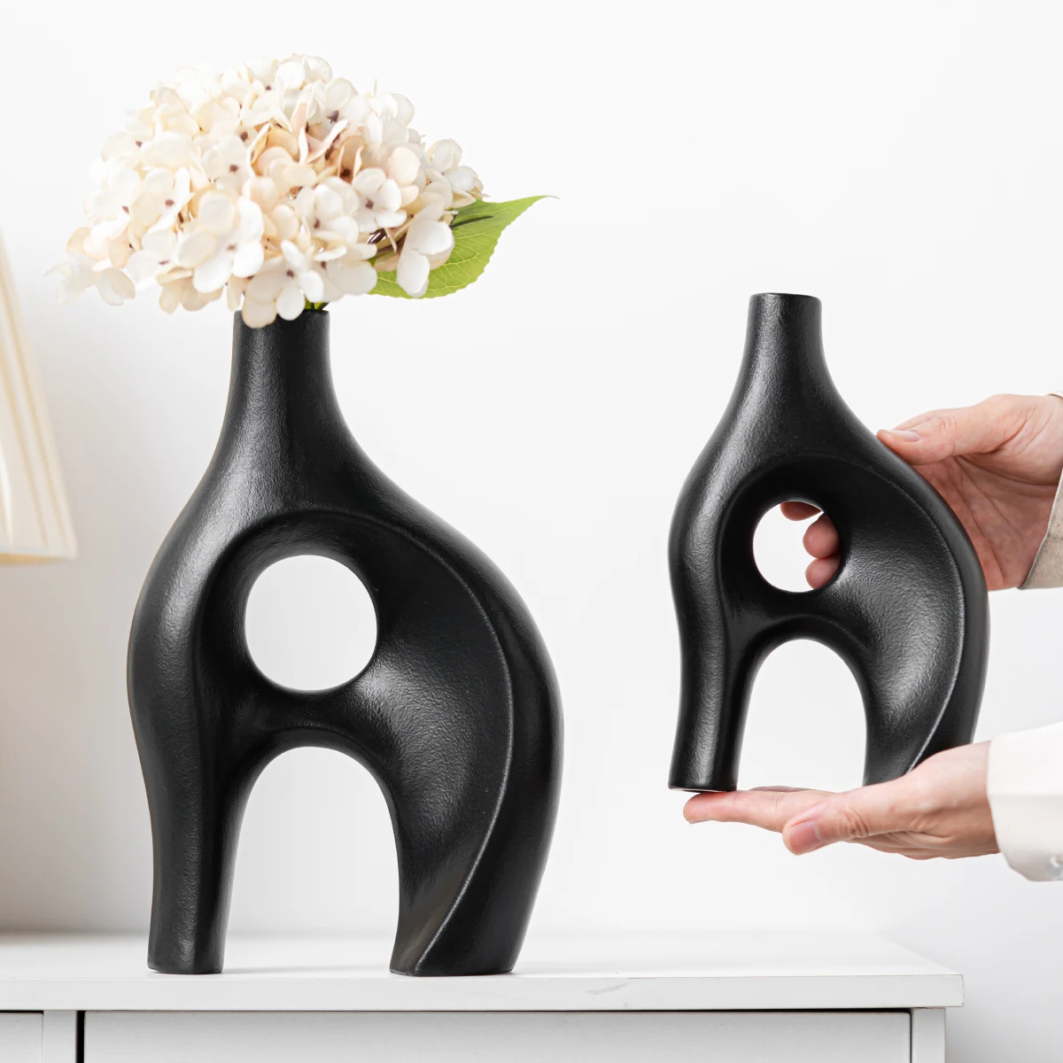 Home Decoration 2023 Hot Sale Nordic Modern Rustic Modern Decorative Wholesale Ceramic Vases Flower Ceramic Vases