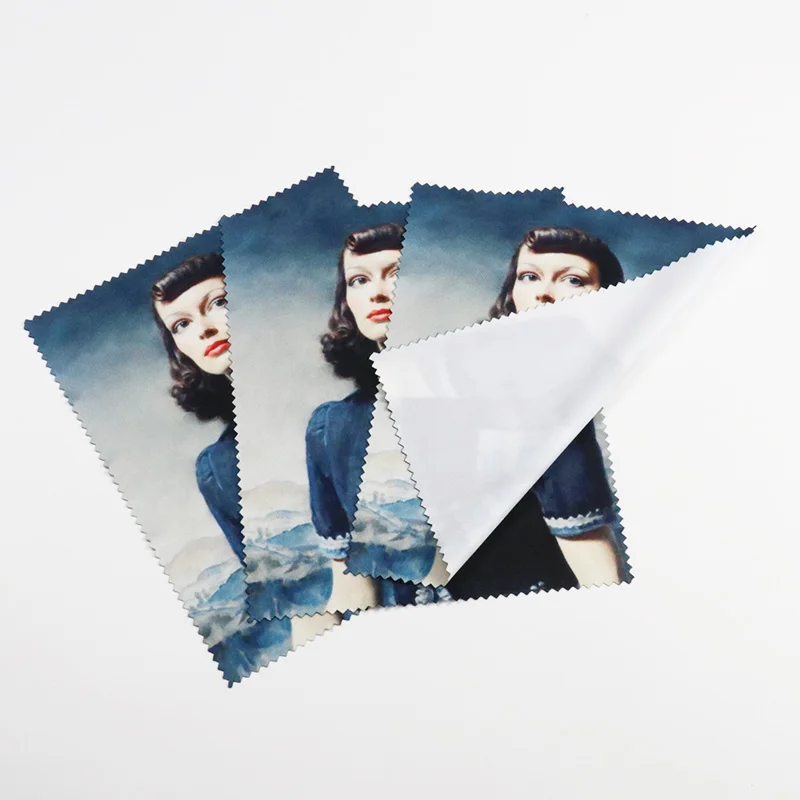 Hot  thermal transfer football glasses cleaning turkey microfiber clean cloth for sales promotion