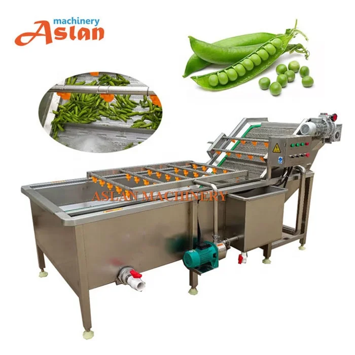 Edamame pea carob air bubble ozone washing machine/high pressure water sprayer vegetable cleaner