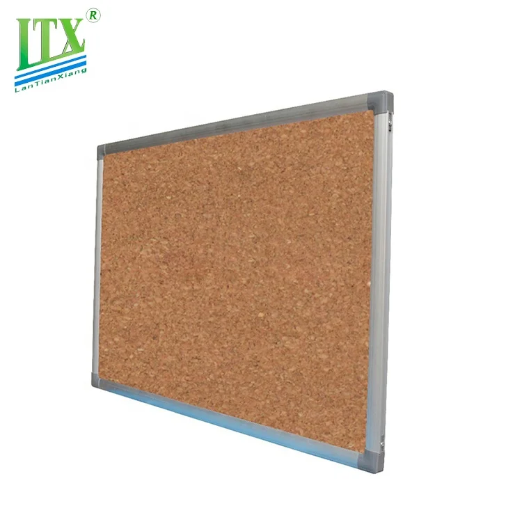 Stealth installation wooden frame message bulletin board,cork board