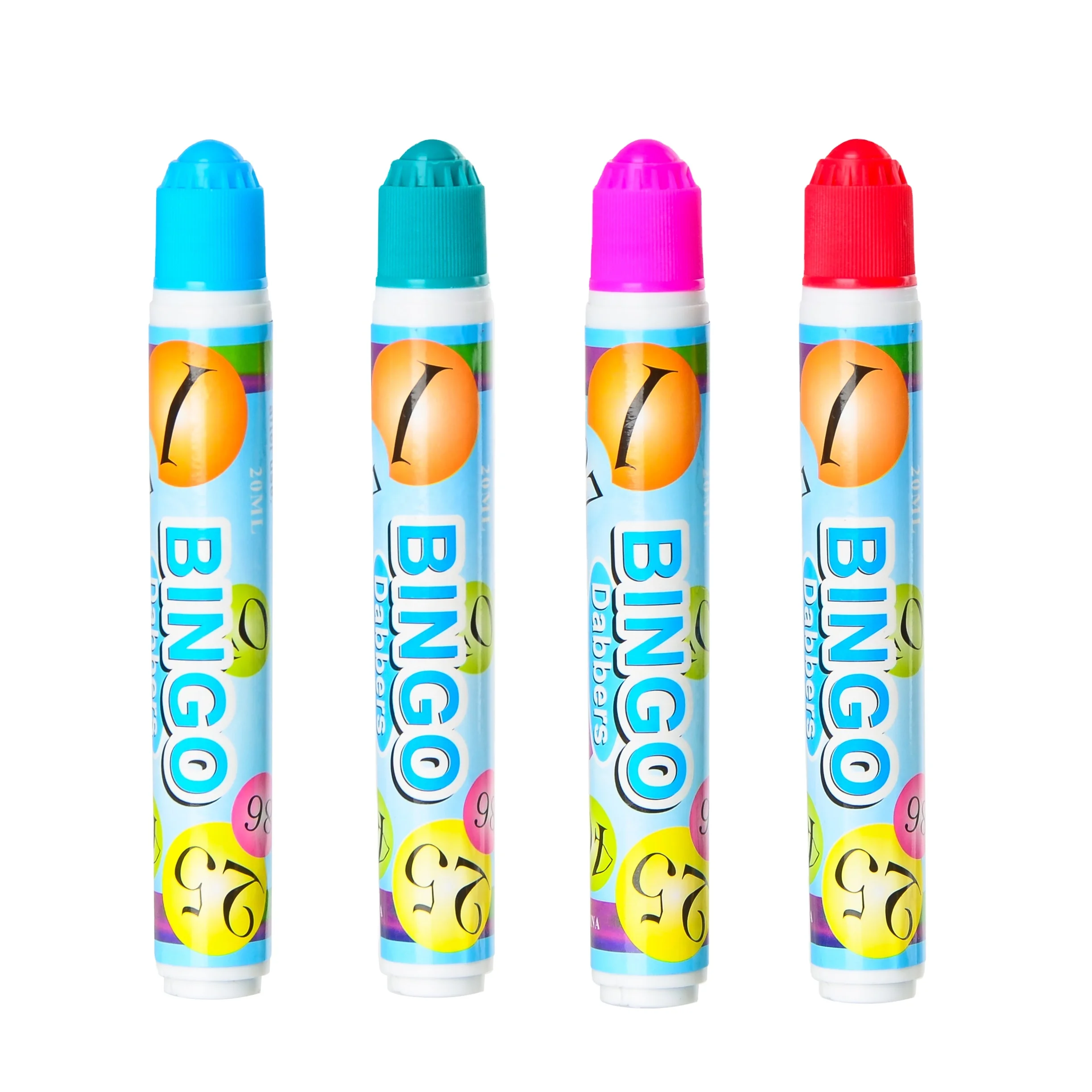 Small capcity bingo daubers marker products-20ml CH2807 fluorescent ink dauber,unique bingo dauber,mini size&high quality
