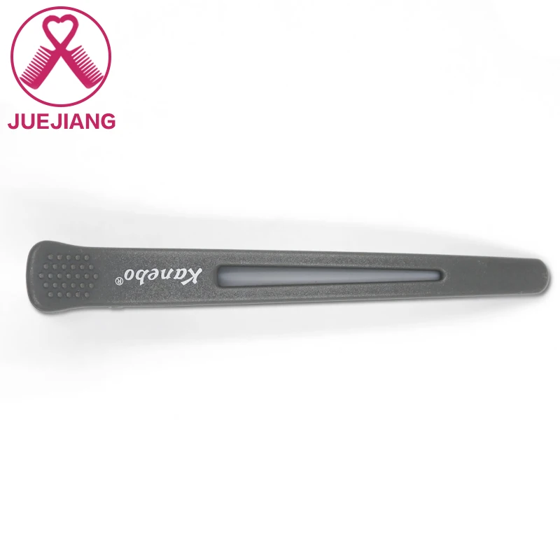 Профессиональная салонная пластиковая утка Нескользящая силиконовая утка заколка для волос секция заколка для волос для женщин