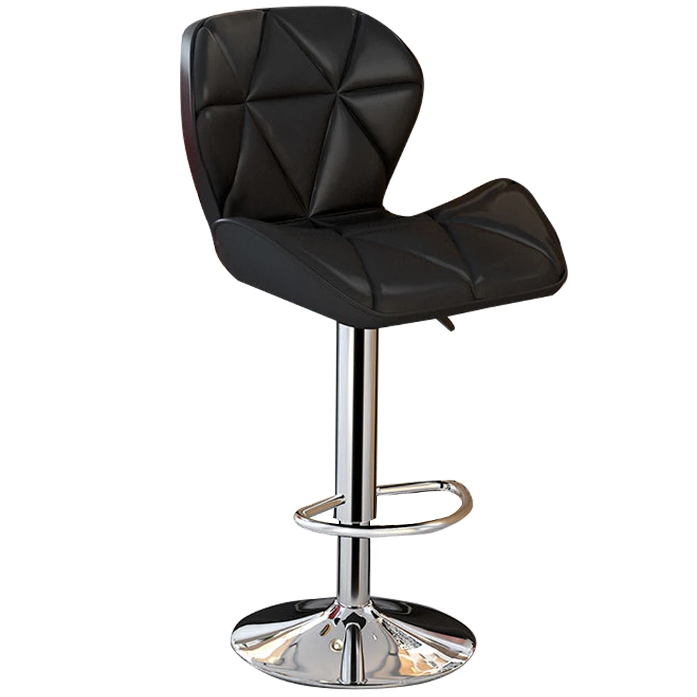 Modern Bar Furniture Pink Leather Swivel Bar Stool Tops Modern Bar Stool for Kitchen