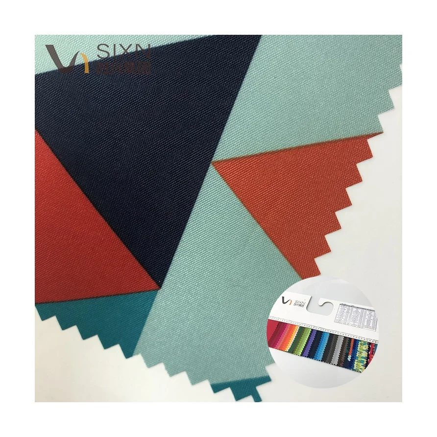 Polyester 190T Taffeta Ready To Ship Waterproof PU Silver Coated Print Design Umbrella Fabric