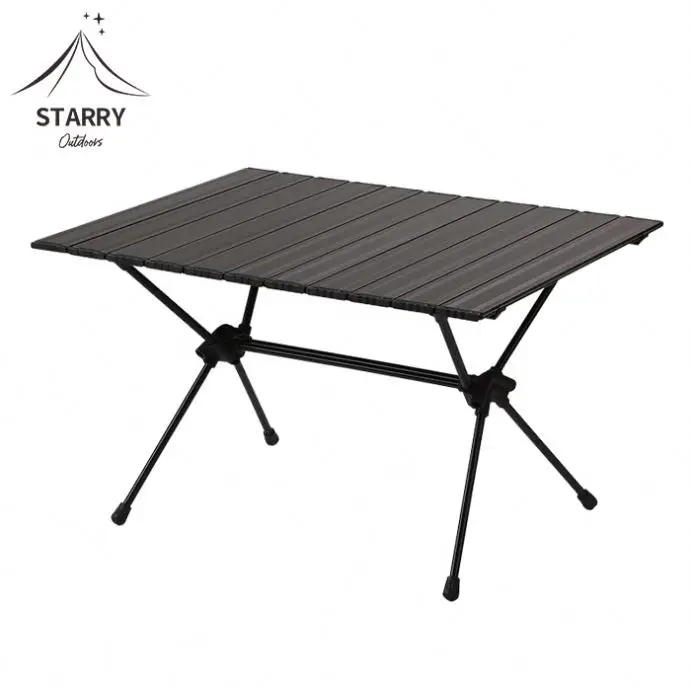 Custom Square Wooden Portable Folding Outdoor table Wine Beer Champagne Mini Picnic Rack Bamboo picnic table