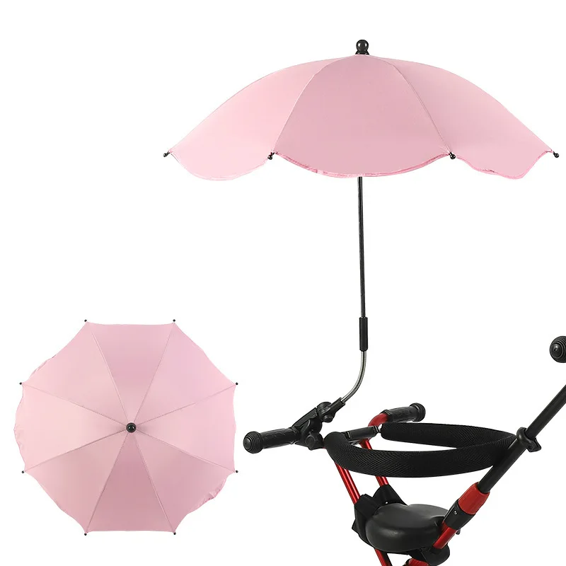 DD2393  Outdoor Flexible Umbrella Holder Push Cart Stand Portable Golf Chair Umbrella Baby Trolley Stroller Umbrella