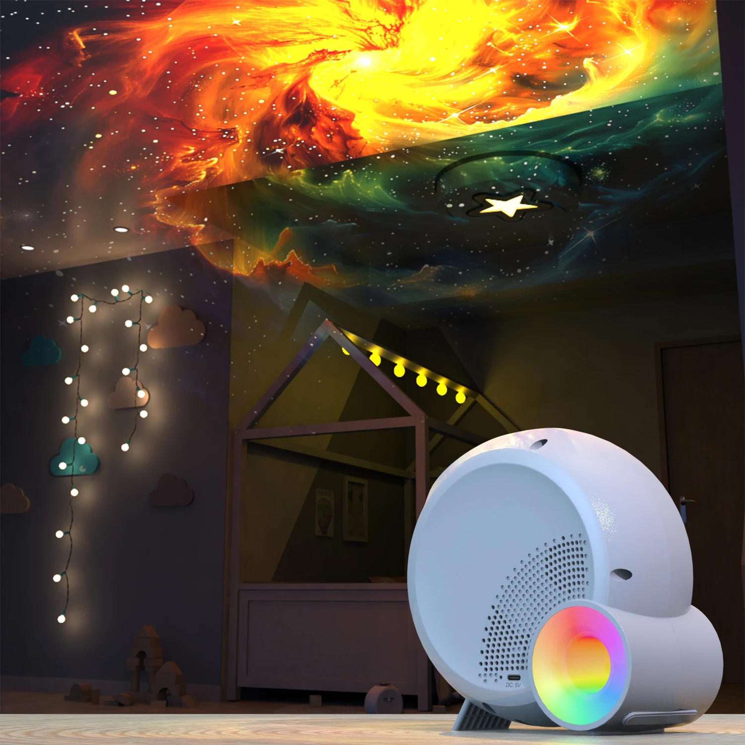 Banqcn Supplier OEM ODM China Custom Home Planetarium High definition Star Projector  LED Light Source 13 in 1 Digital Projector