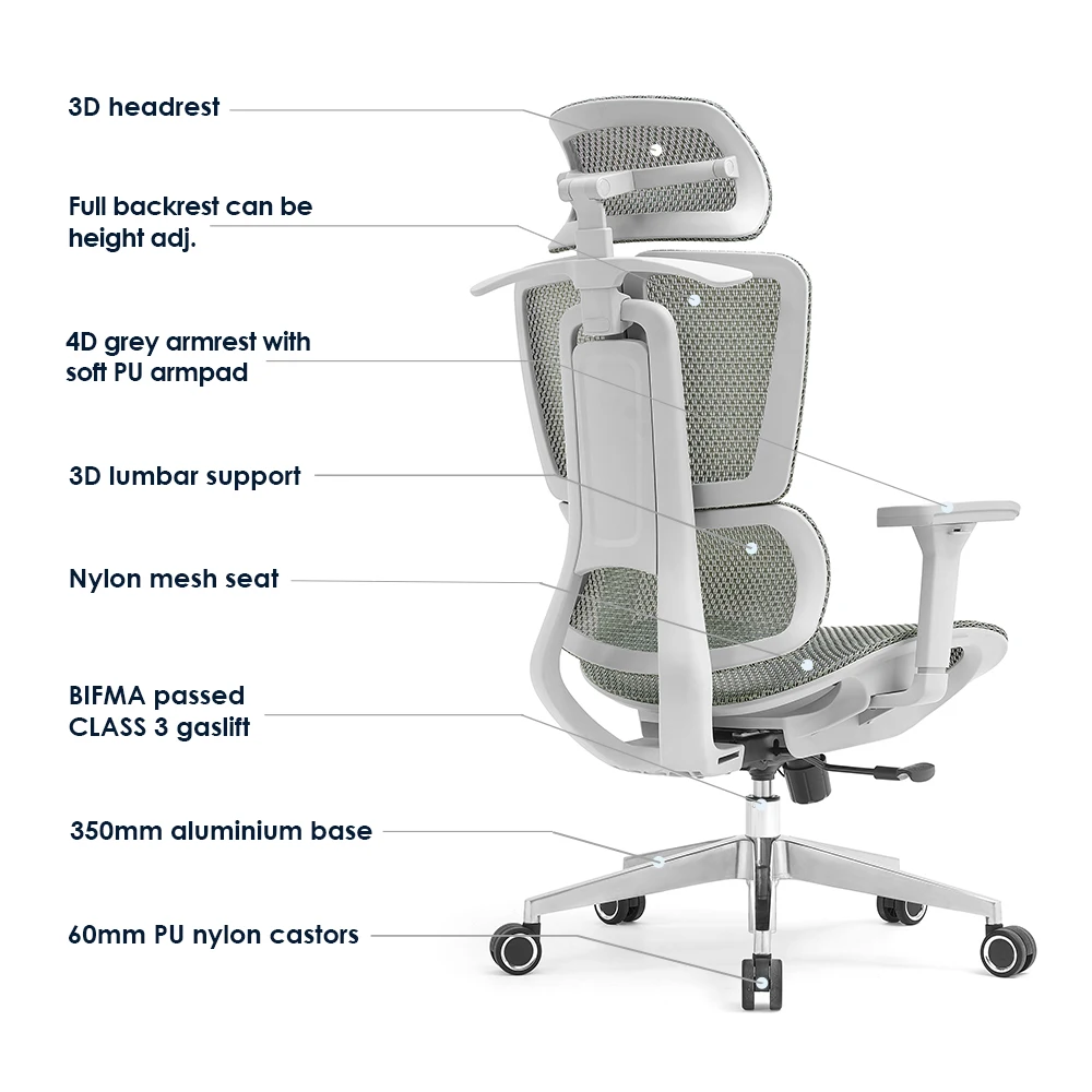 Wholesale cadeira de escritorio High Quality Modern office desk and chair set office furniture ergonomic desk chair