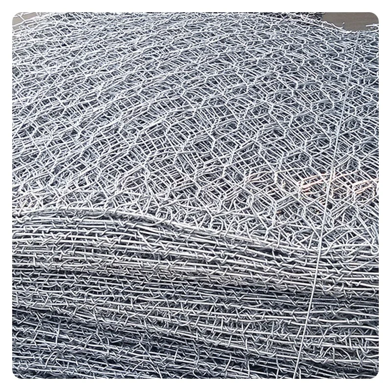 1 X 2 m Steel Wire Mesh Woven Gabions Cages Hexagonal Fence for Rock Retaining