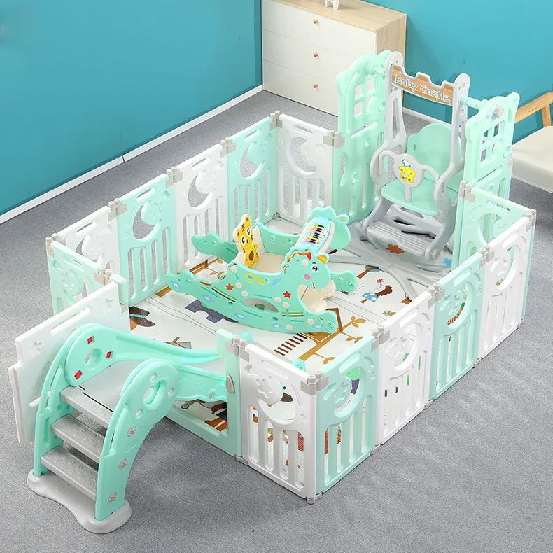 Новое поступление, складные пластиковые заборы для детей, детские горки для продажи, манежи для безопасности детей