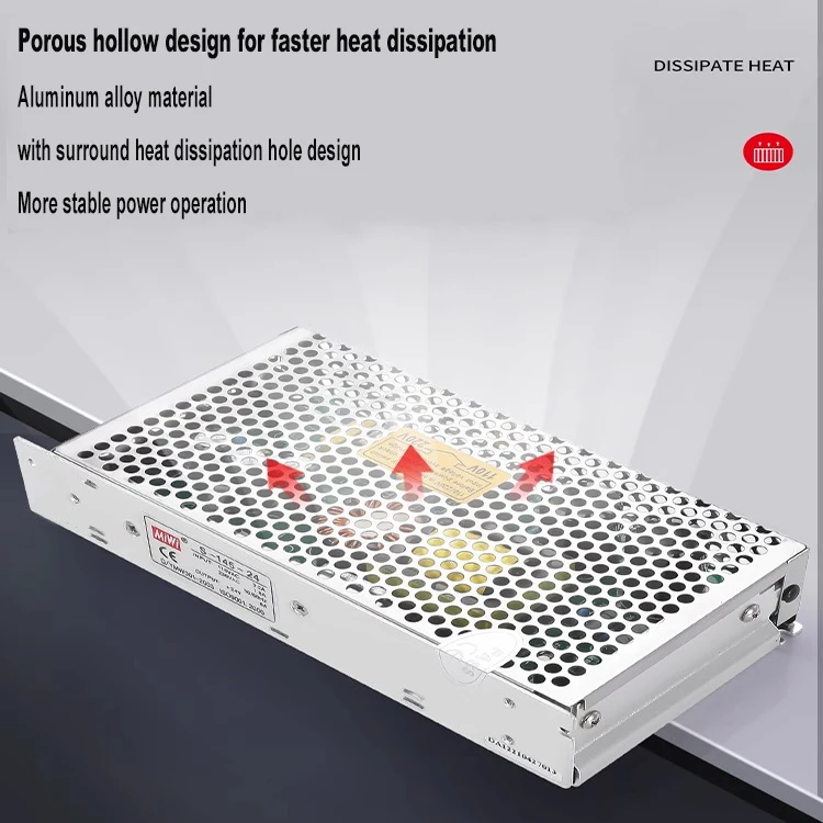 S-145 24V 6A dc single output 145w switching power supply