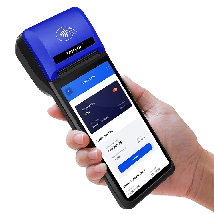 Superior Quality Handheld Card Reader Electronic Settlement System Portable Pos Machine Made in China Android Intel 4 Inch Hedao