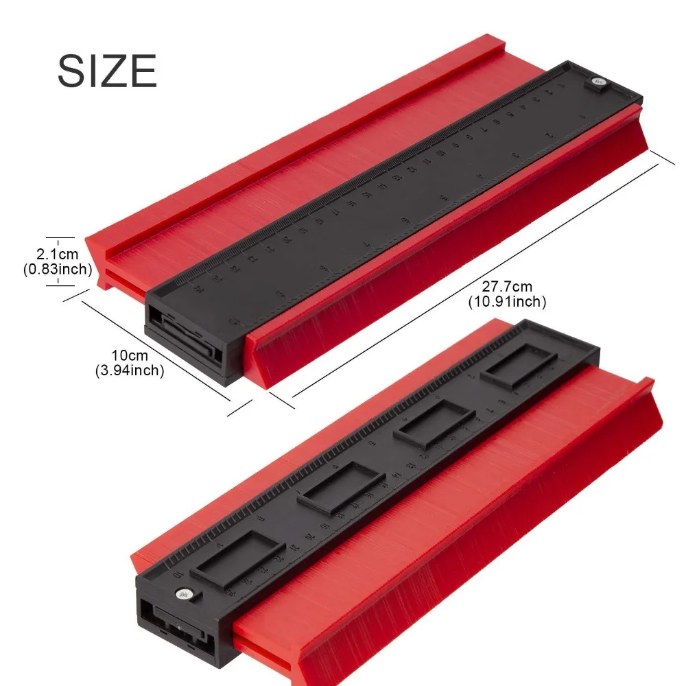 Irregular measuring tool profiling profiler multipurpose woodworking measuring tool contour ruler