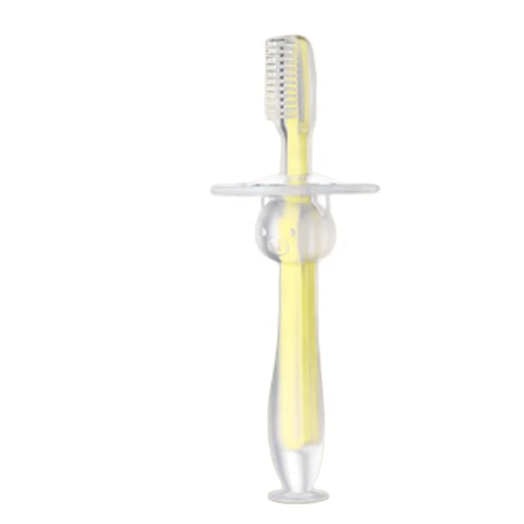 
Infant training soft silicone baby toothbrush suction toothbrush baby toothbrush 