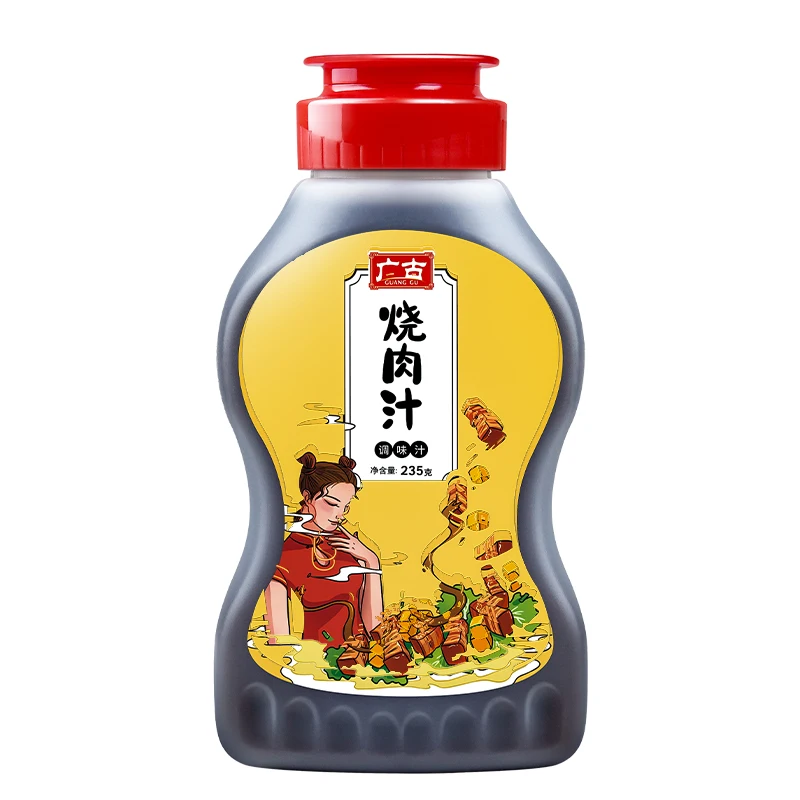 Chinese Spice Seasoning BBQ Roast Meat Sauce 235g Sweet Sour Spicy Sauce for Asian Cusine