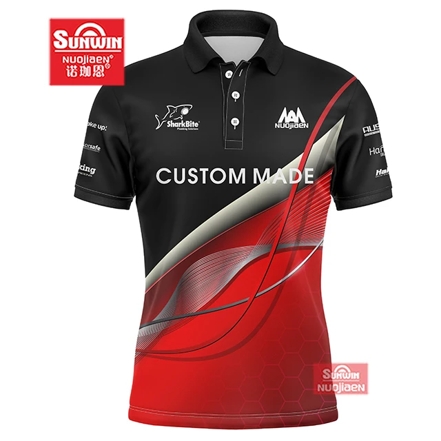 Custom personalised Design Pocket Polo Shirt ladies mens sublimation dart shirts with zipper