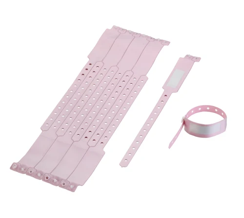Medical Hospital Patient Hand Id Identification Plastic Bracelets Wristband for Adult