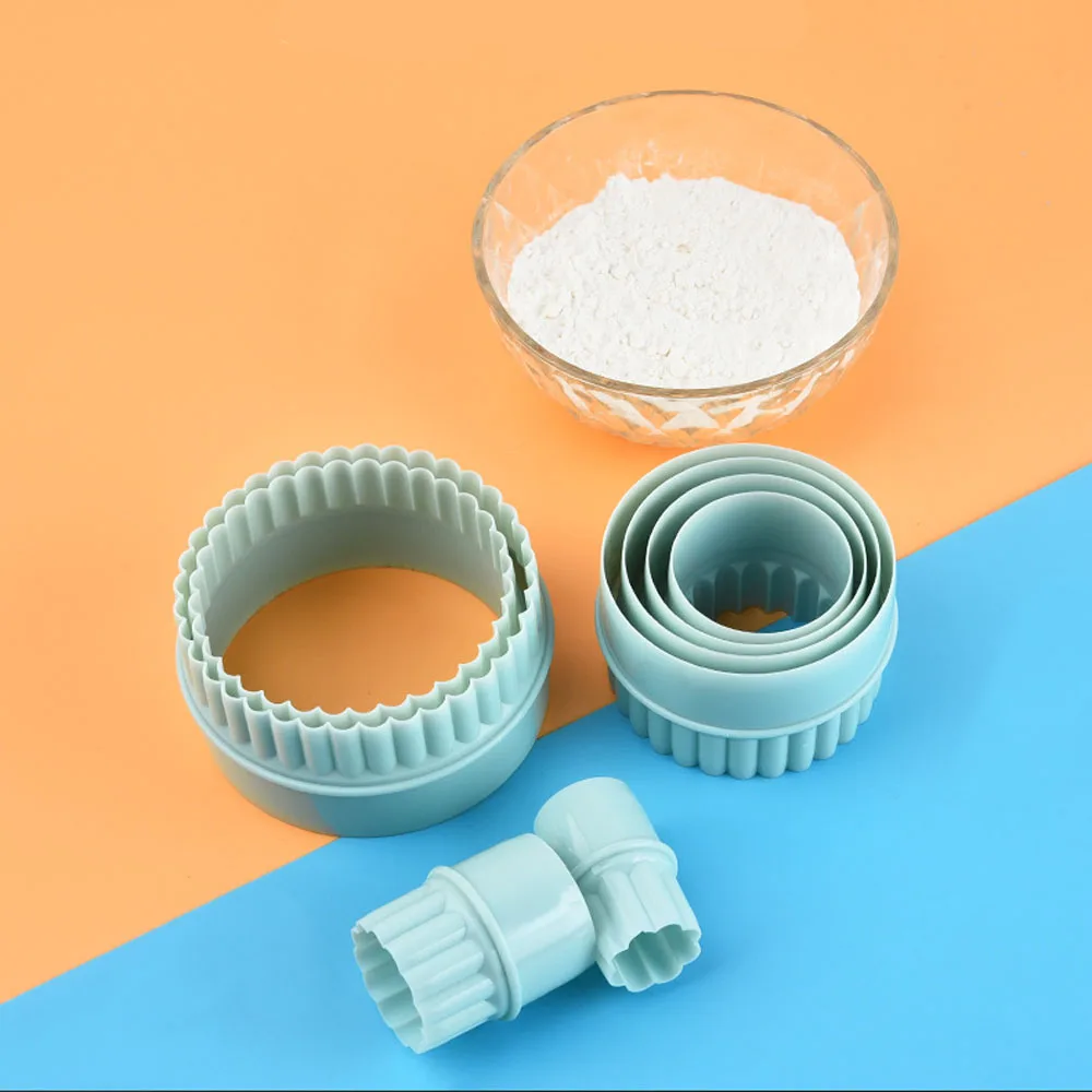 8pcs Round Cookie Cutter for Baking Biscuit Cookie Cutters Circle Pastry Cutters Donut Ring Molds for Pastries Doughs Doughnuts